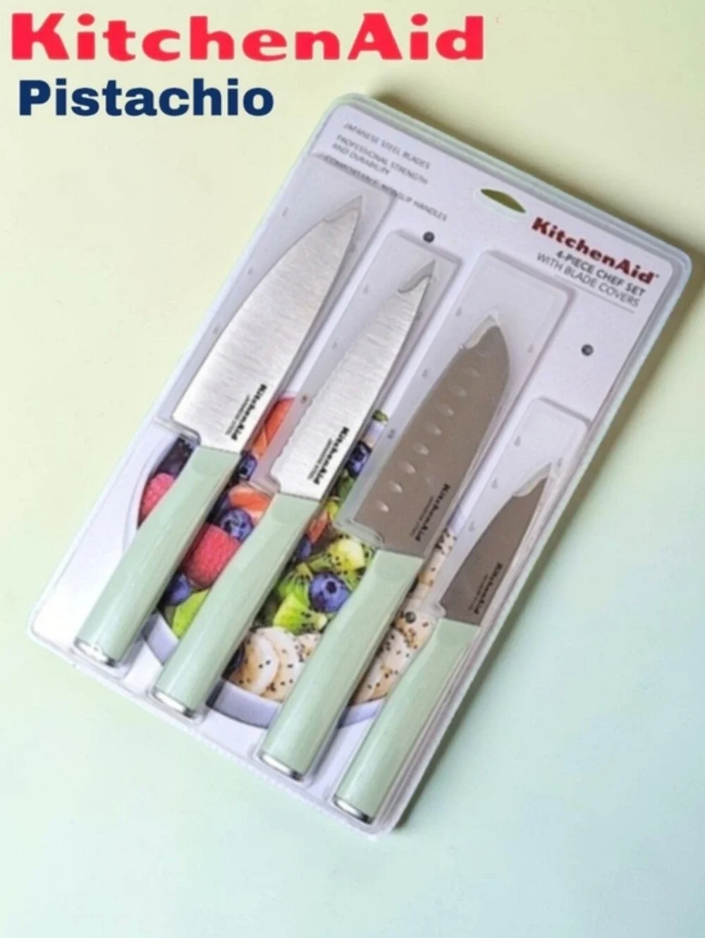 KitchenAid Pistachio 4-Piece Knife Set